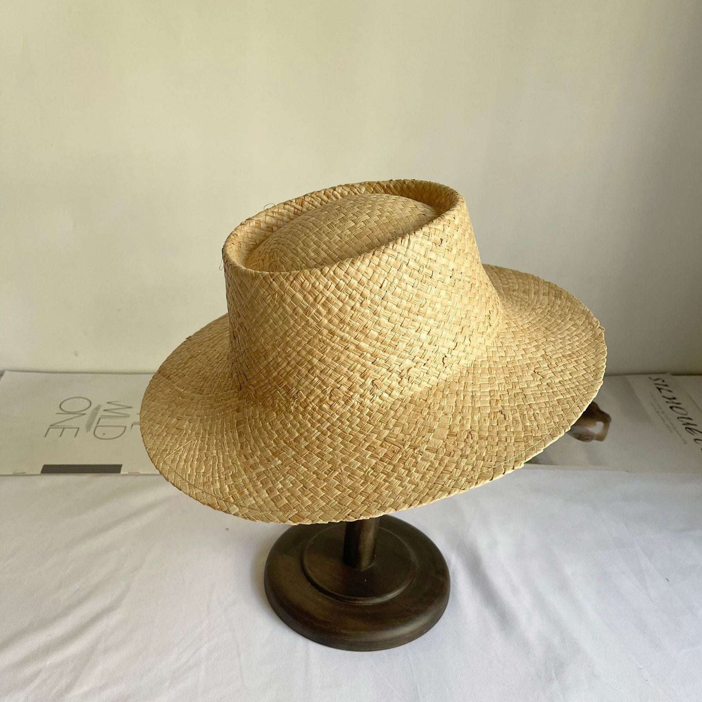 Raffia Beach Hat - Women's Sun Hat - Fashionable Beachwear Accessory - available at Sparq Mart