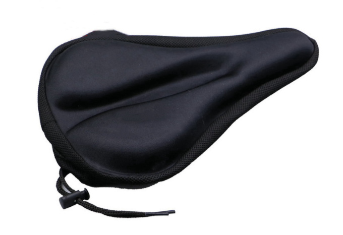 bicycle seat cushion, mountain bike seat cover, silicone cushion cover - available at Sparq Mart