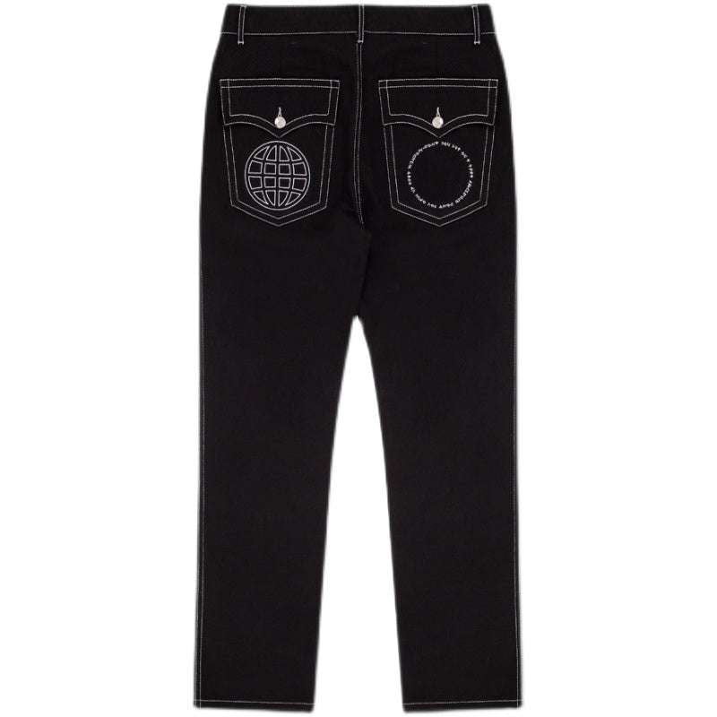 Casual Embroidered Trousers, Fashion City Trousers, Terry Cloth Pants - available at Sparq Mart