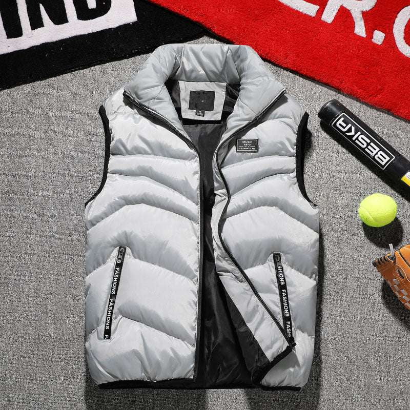 Comfortable Cotton Vest, Fashion Down Vest, Winter Cotton Vest - available at Sparq Mart