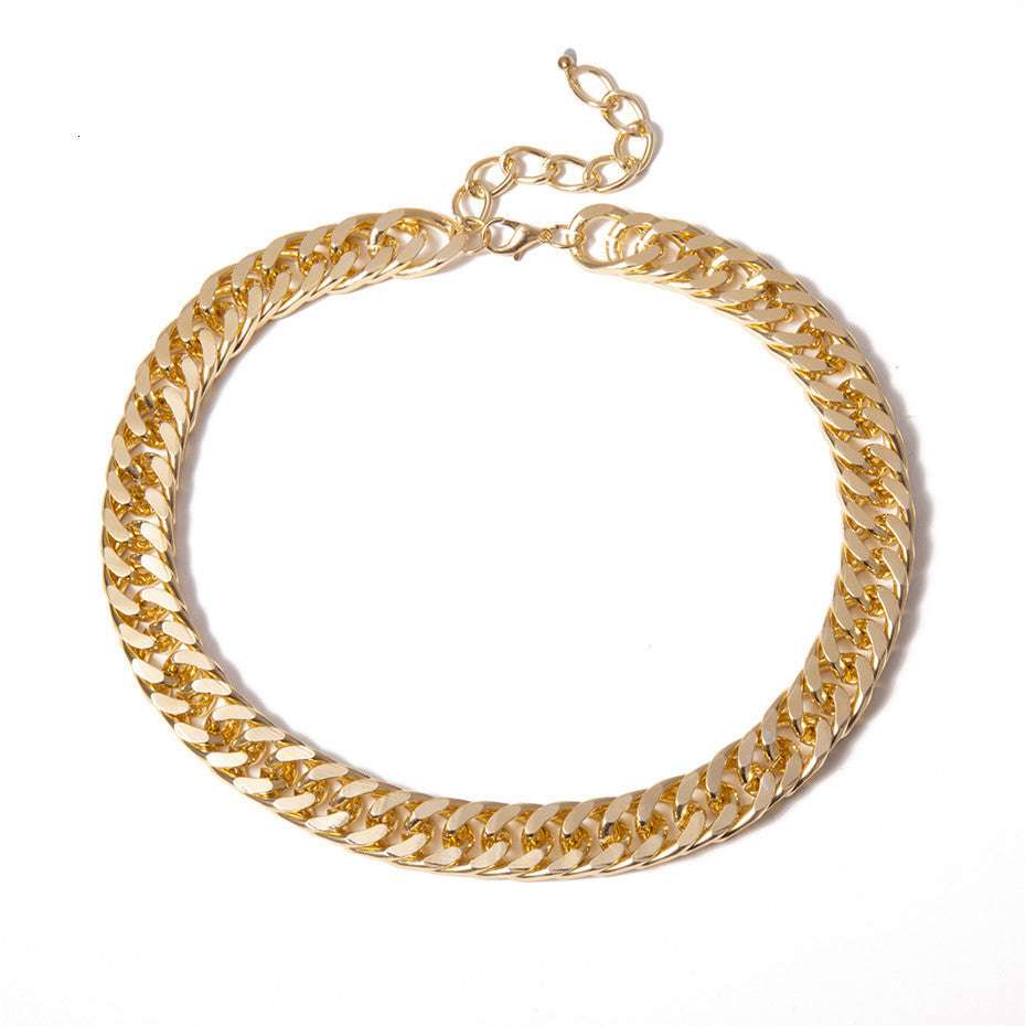 Cubic Zirconia Bracelet, Fashion Punk Accessories, Thick Cuban Chain - available at Sparq Mart