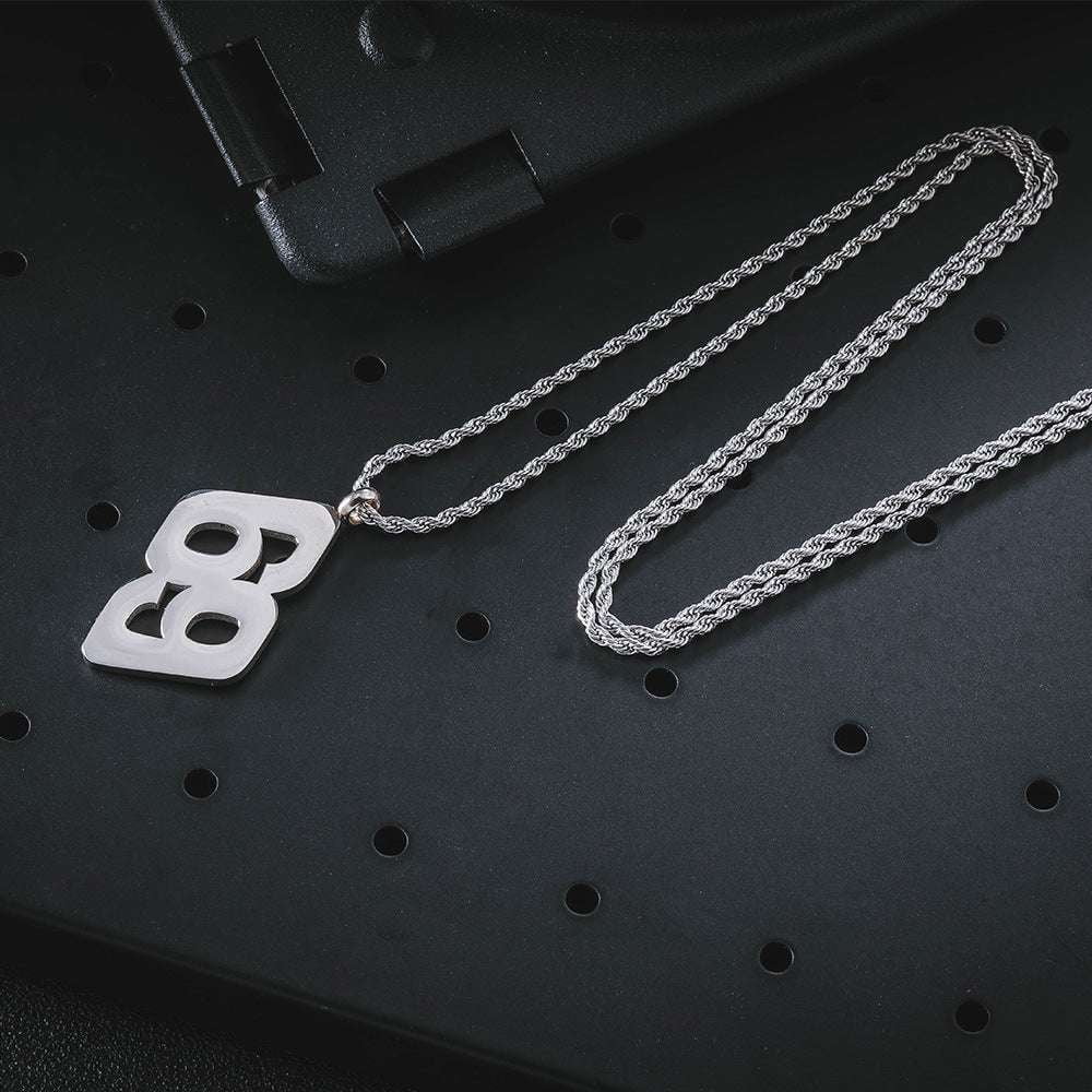 digital pendant, Hip-hop necklace, street fashion - available at Sparq Mart