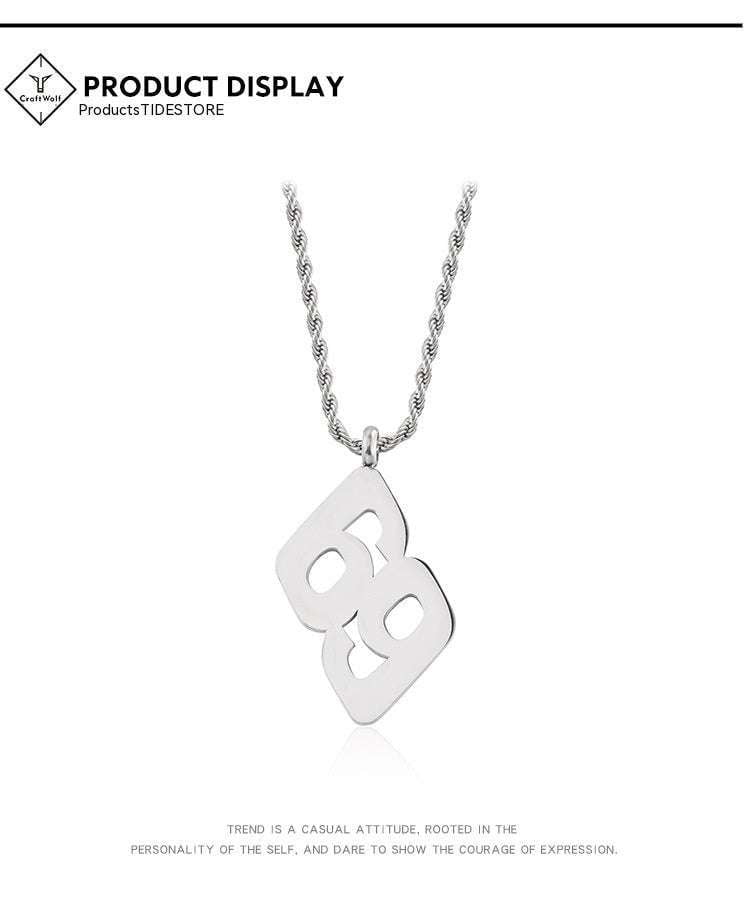 digital pendant, Hip-hop necklace, street fashion - available at Sparq Mart