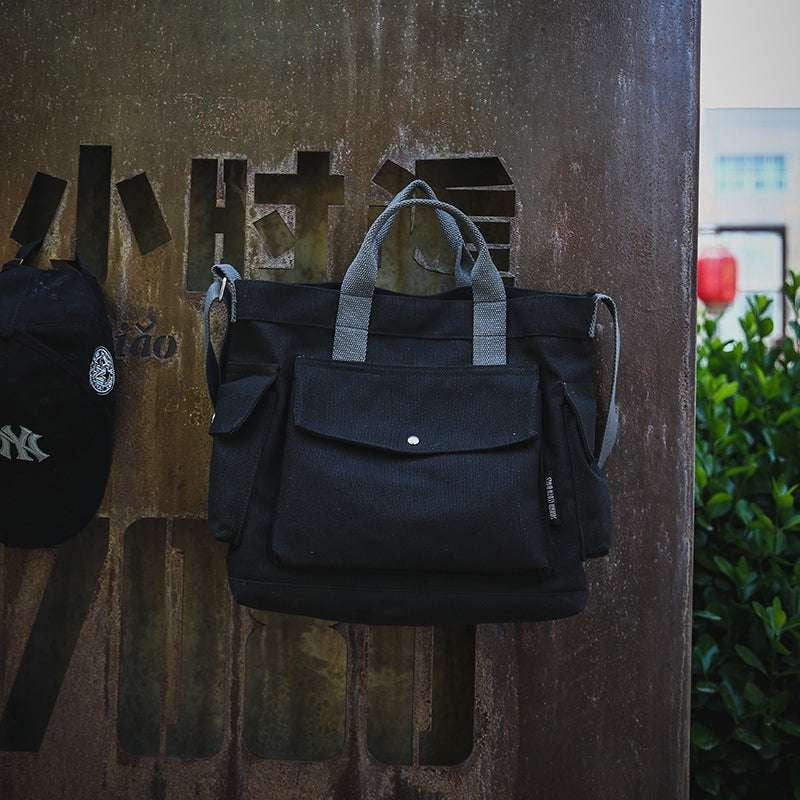 Casual Canvas Bag, Men's Canvas Bag, Shoulder Bag Trend - available at Sparq Mart