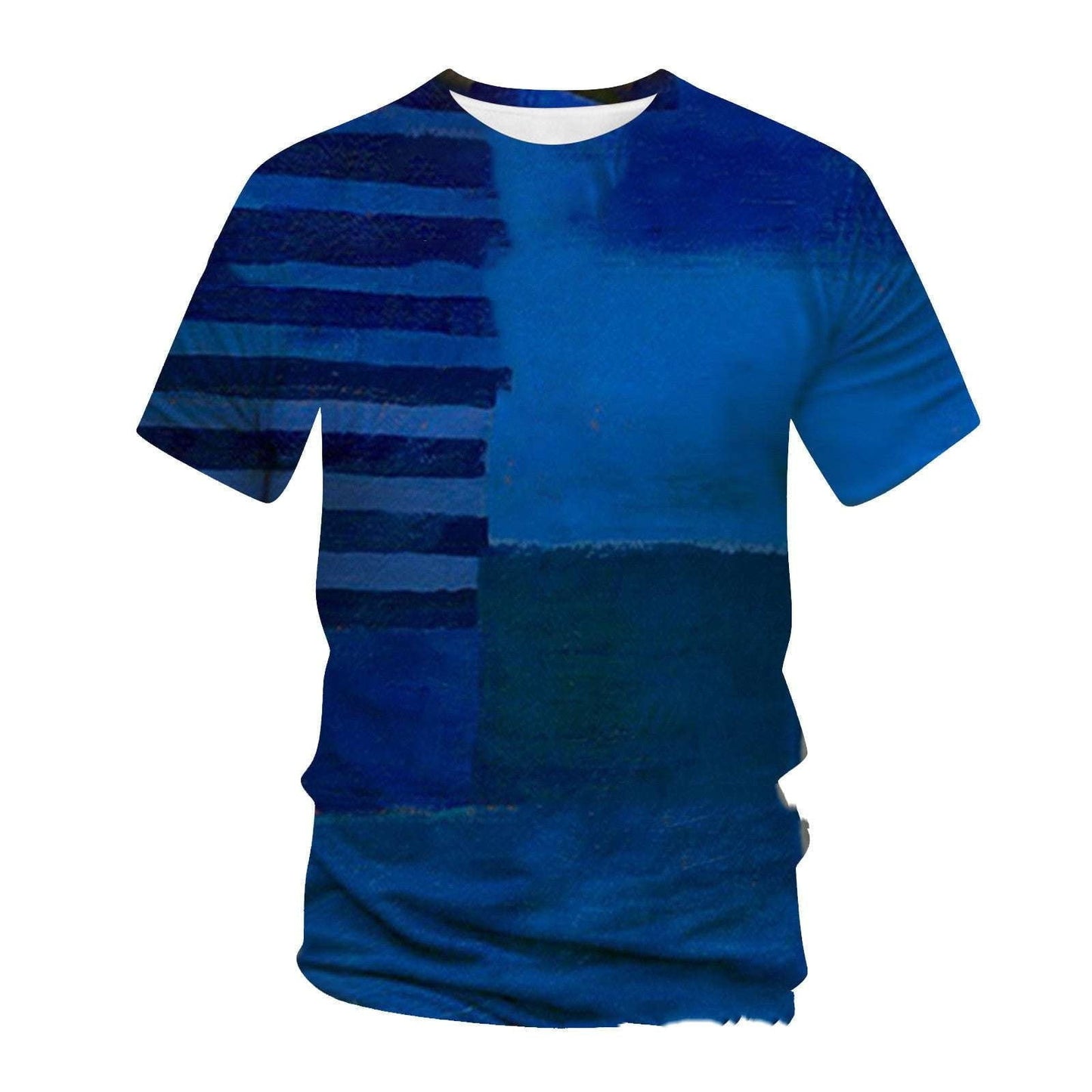 Fashion Round Neck, Men's Printed Tees, Short Sleeve T-Shirt - available at Sparq Mart