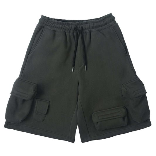 Men's Casual Shorts, Multi-Pocket Knitted Shorts, Trendy Summer Shorts - available at Sparq Mart