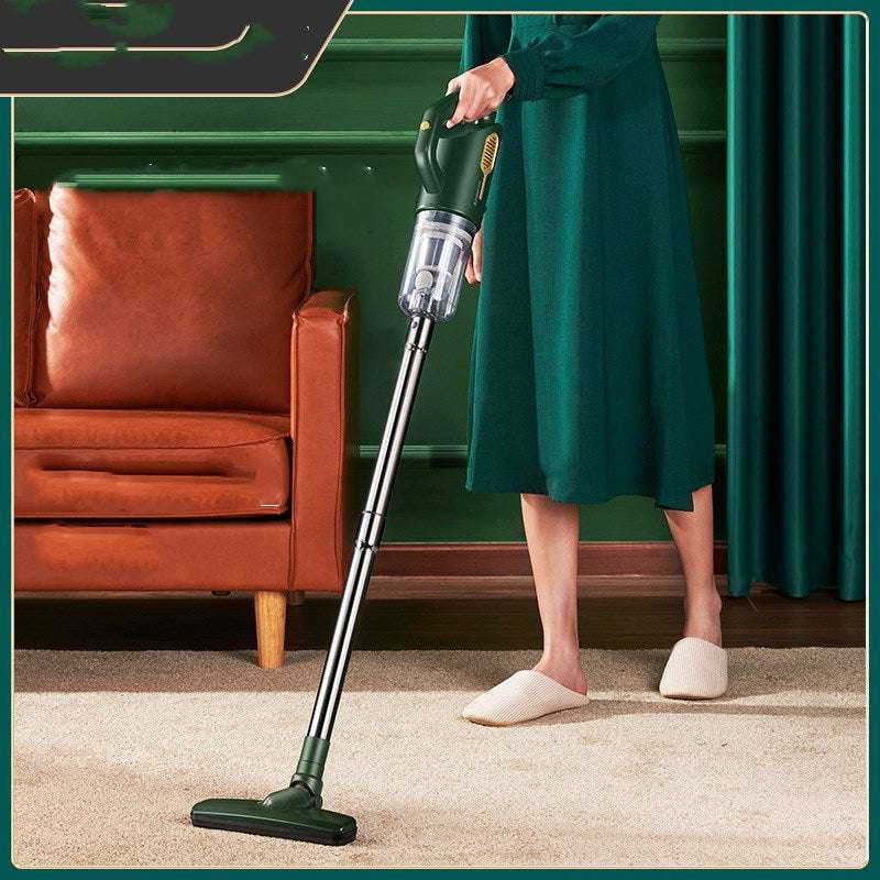 1) Handheld Vacuum Cleaner 2) Ultra-Quiet Vacuum 3) Compact Vacuum Green - available at Sparq Mart