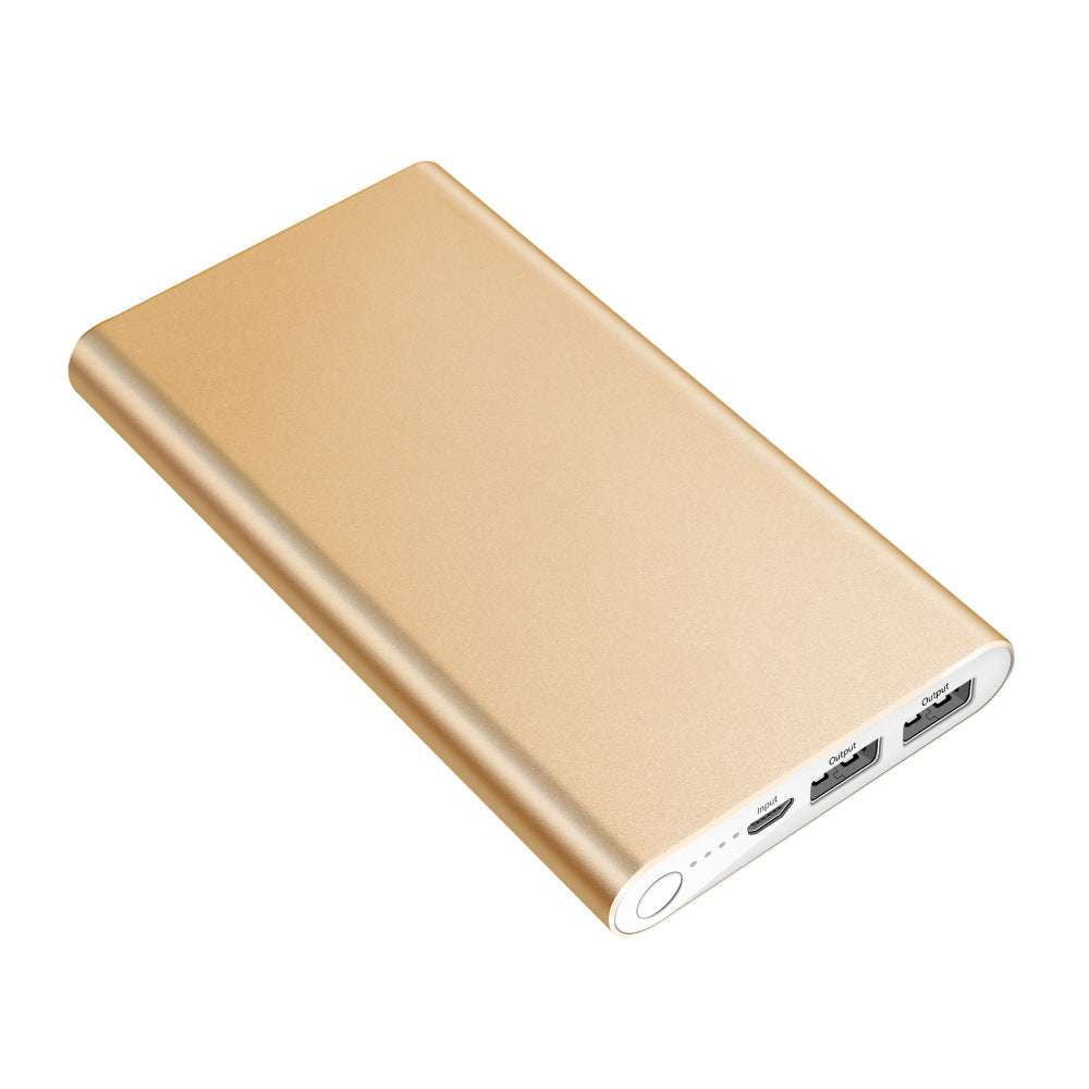 Durable Aluminum Battery, High-Capacity Power Bank, Portable Charger 12000mAh - available at Sparq Mart