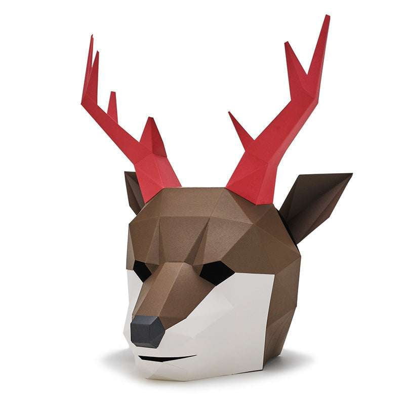 Christmas headgear, creative paper headdress, DIY Christmas mask - available at Sparq Mart