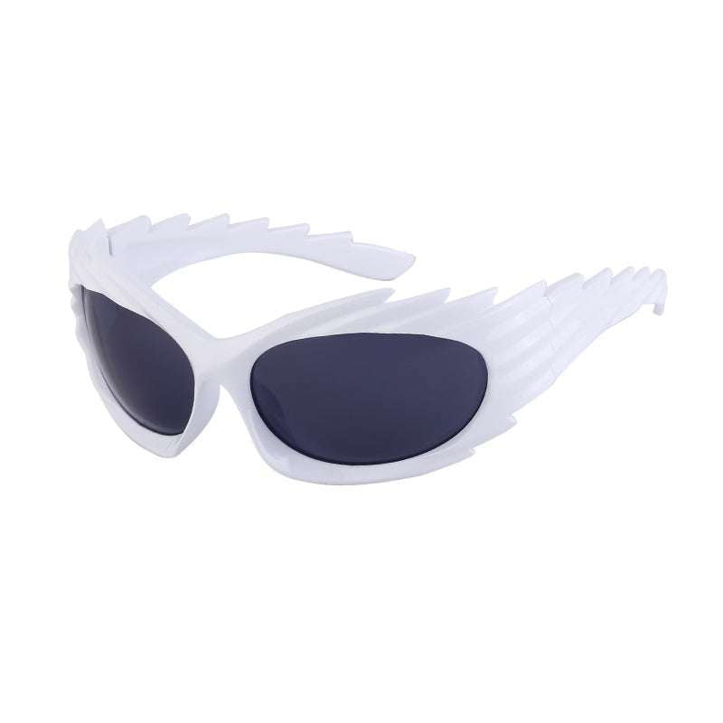 Trendy Concave Sunglasses Modern Sunglasses Design Colorful Fashion Eyewear - available at Sparq Mart