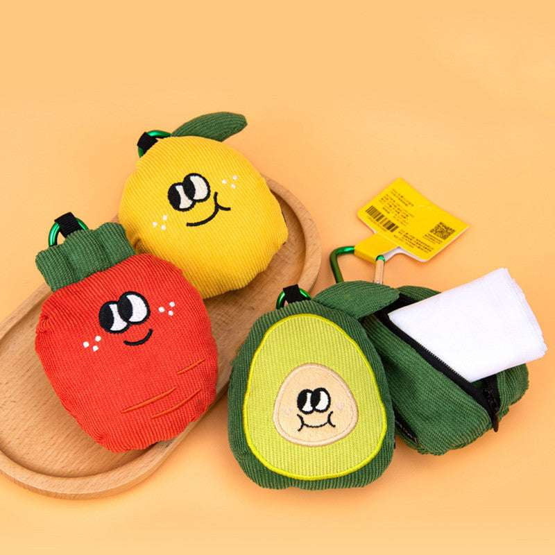 Fruit Doll Pendant Cartoon Fruit Charm Novelty Shopping Accessory - available at Sparq Mart