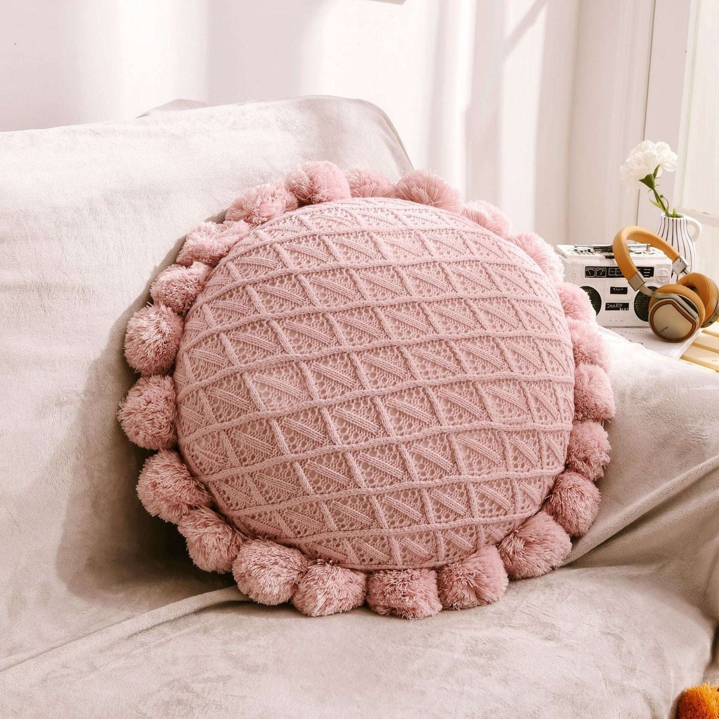 Creative Comfort Cushions, Futon-style Cushions, Unique Knitted Pillows - available at Sparq Mart