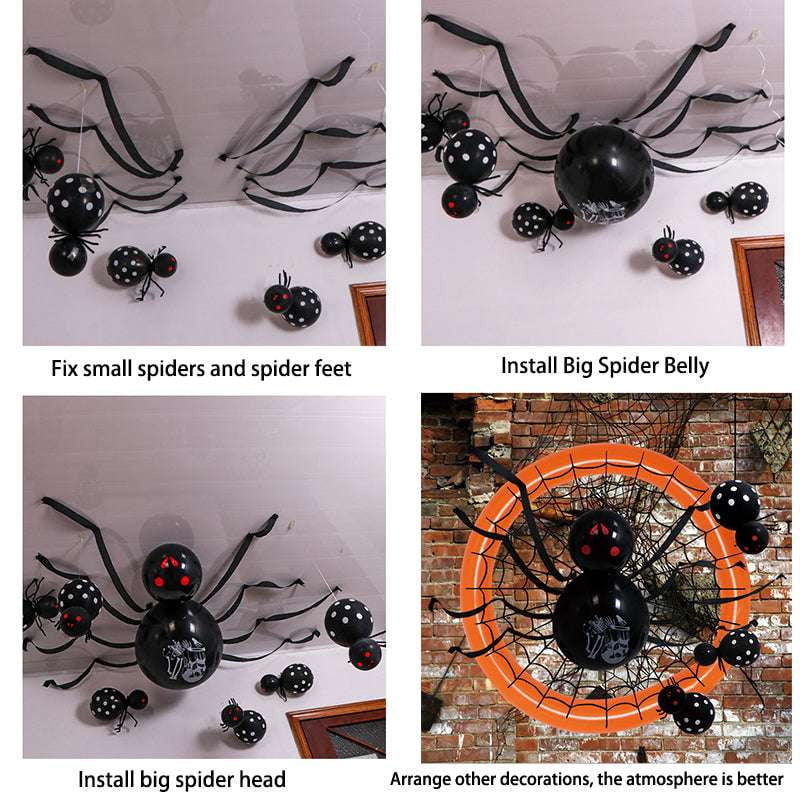 Durable Festive Balloons, Halloween Party Decorations, Spider Halloween Balloon - available at Sparq Mart