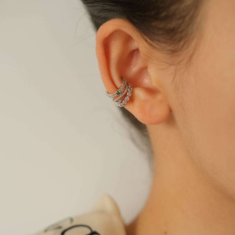 Fashion Personality Earrings, Silver Earrings Women, Sterling Silver Clips - available at Sparq Mart