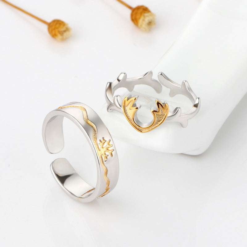 Adjustable Design Ring, Female Niche Ring, Valentine's Horn Ring - available at Sparq Mart