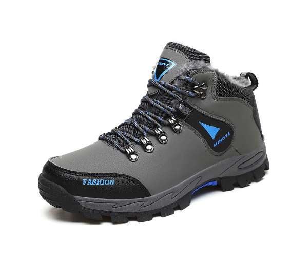 Comfortable Hiking Shoes, Outdoor Trail Footwear, Velvet Hiking Sneakers - available at Sparq Mart