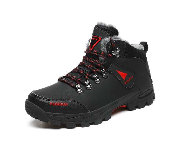 Comfortable Hiking Shoes, Outdoor Trail Footwear, Velvet Hiking Sneakers - available at Sparq Mart