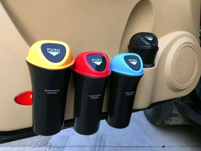 Car trash organizer, Compact garbage holder, Durable vehicle bin - available at Sparq Mart