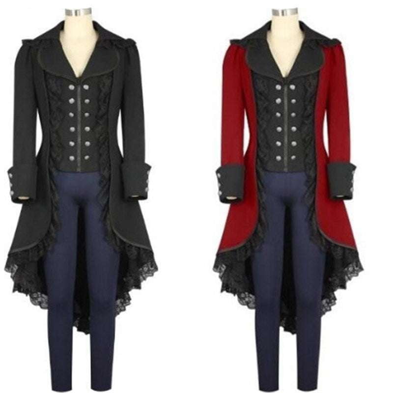 Elegant Ladies Tuxedo, Steampunk Victorian Outerwear, Victorian Gothic Jacket - available at Sparq Mart