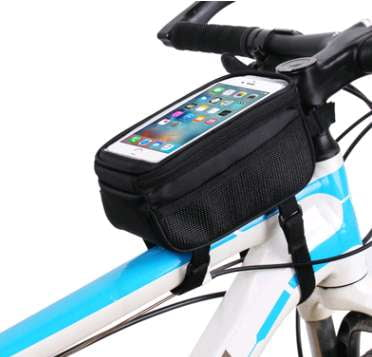 Bicycle Frame Pouch, Bike Phone Mount, Cycling Accessory Storage - available at Sparq Mart