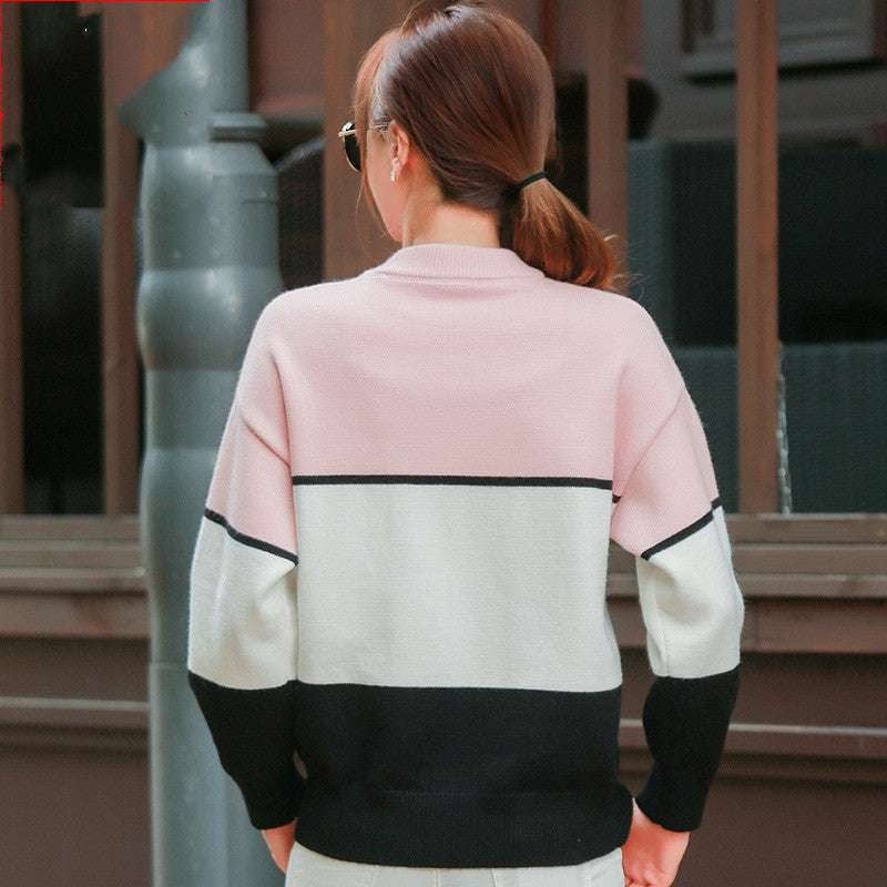 Autumn Loose Sweater, Winter Knitwear Fashion, Women's Pullover Sweater - available at Sparq Mart