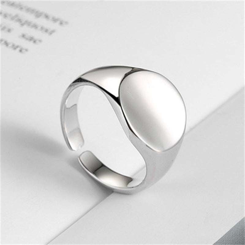 Double-layer Ring Women, Fashionable Silver Ring, Silver-plated Women's Ring - available at Sparq Mart